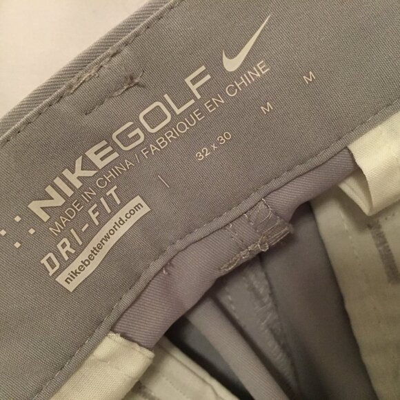 Nike Dri-Fit Men's Golf Flex Pants Woven (906780) Gray Size 32 x 30 NEW - Picture 4 of 8